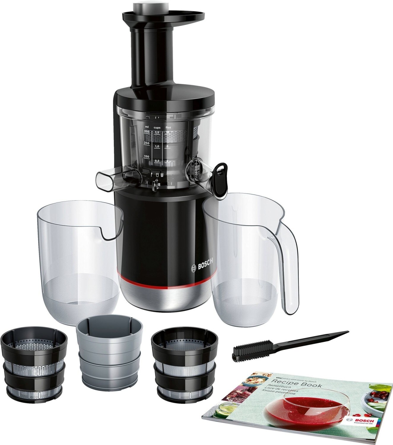 Bosch MESM731M Slow Juicer Edelstahl / schwarz