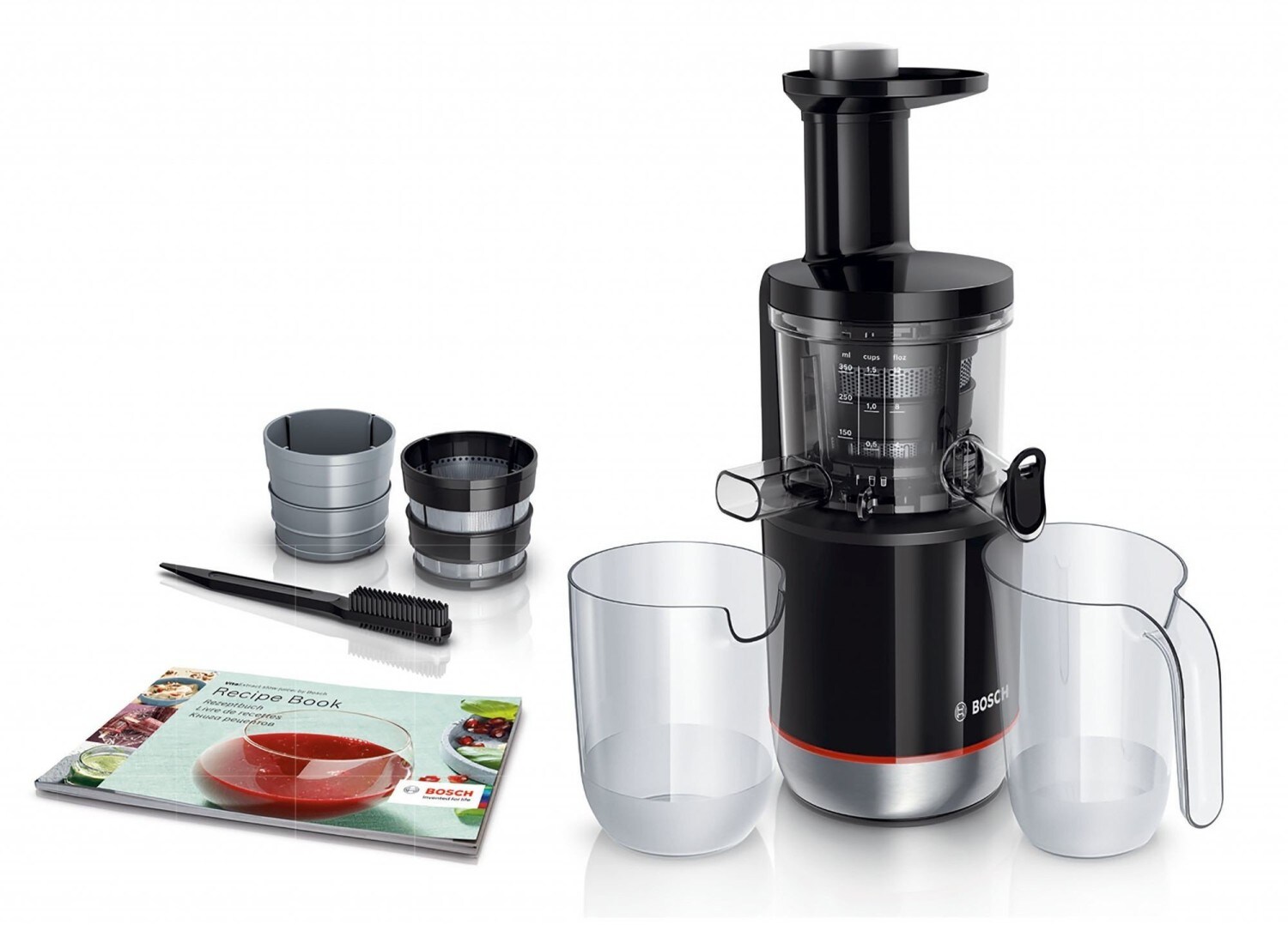 Bosch MESM731M Slow Juicer Edelstahl / schwarz