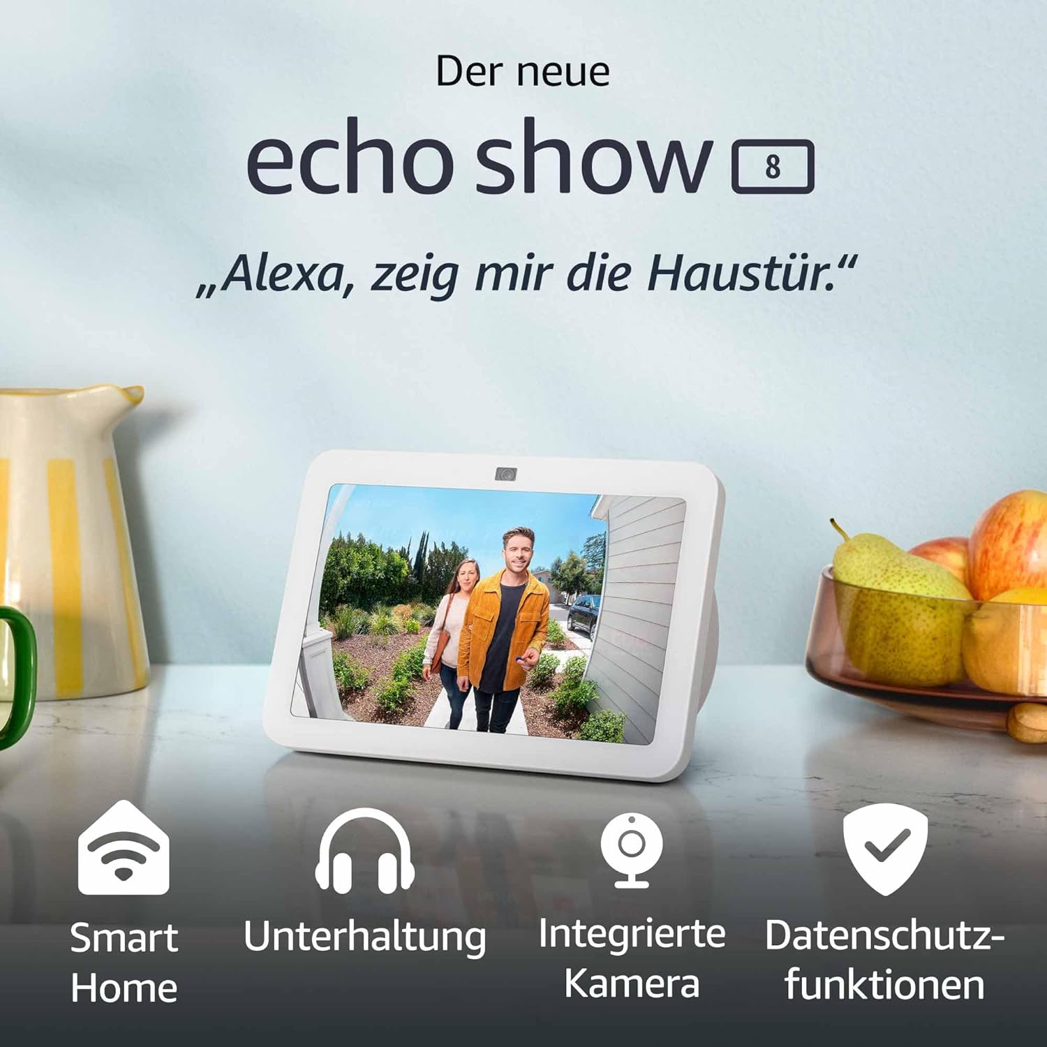 Amazon Echo Show 8 (3. Generation), Weiß