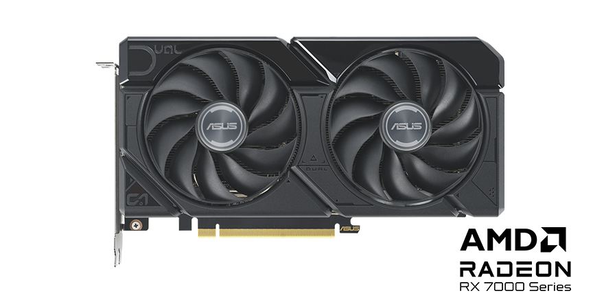 ASUS Dual Radeon RX 7600 XT OC Edition 16GB GDDR6 Grafikkarte