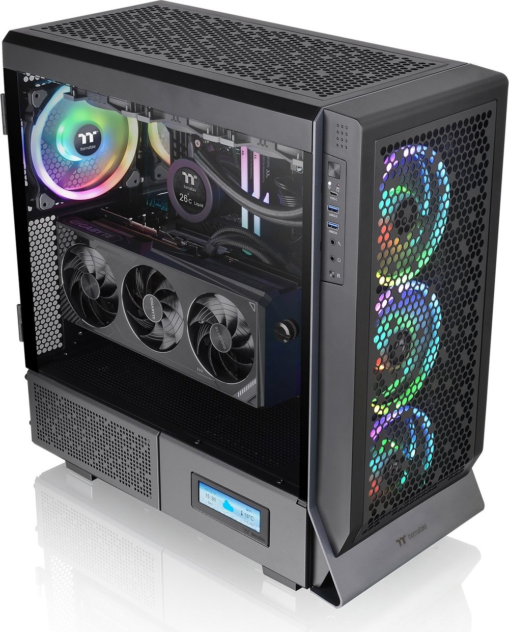 THERMALTAKE Ceres 500 TG ARGB Mid Tower Gehäuse Seitenfenster schwarz