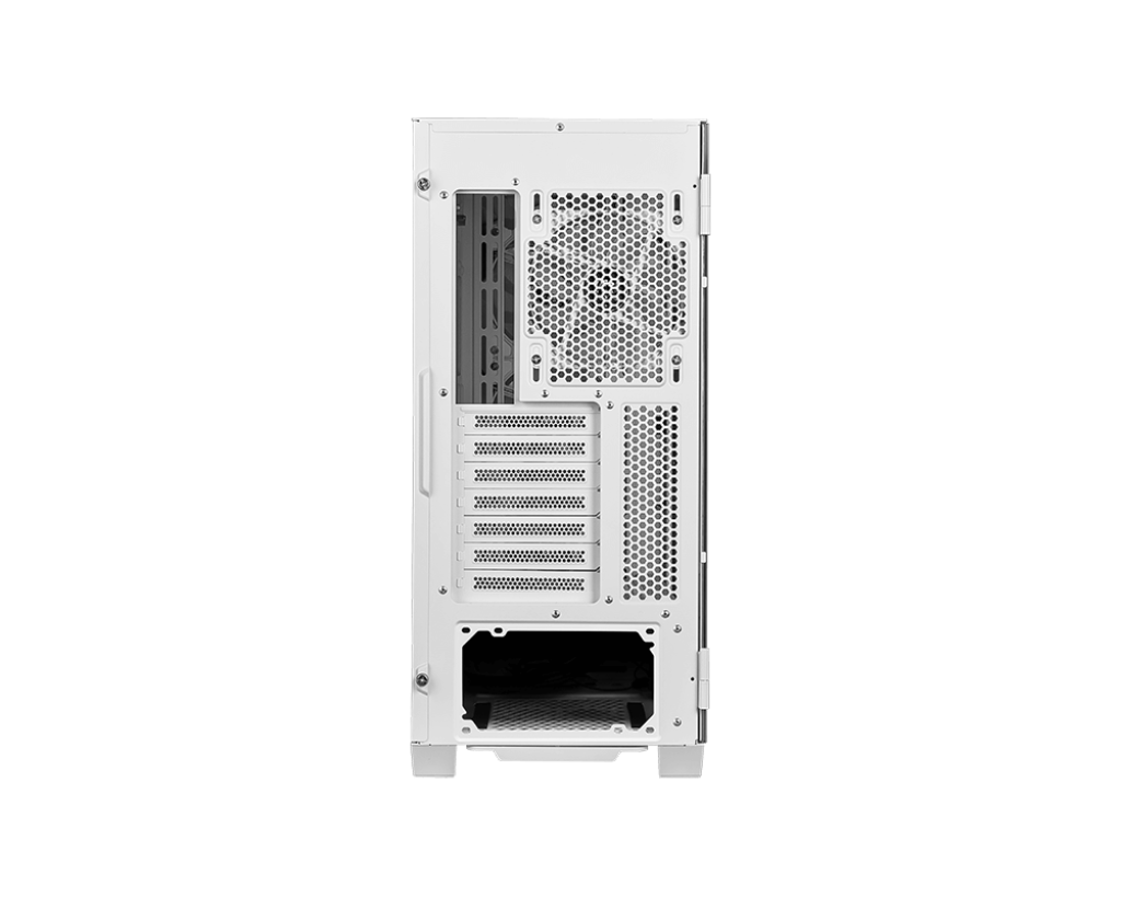 MSI MPG Velox 100R MIDI Tower Gaming Gehäuse, Echtglas Seitenfenster RGB Weiß