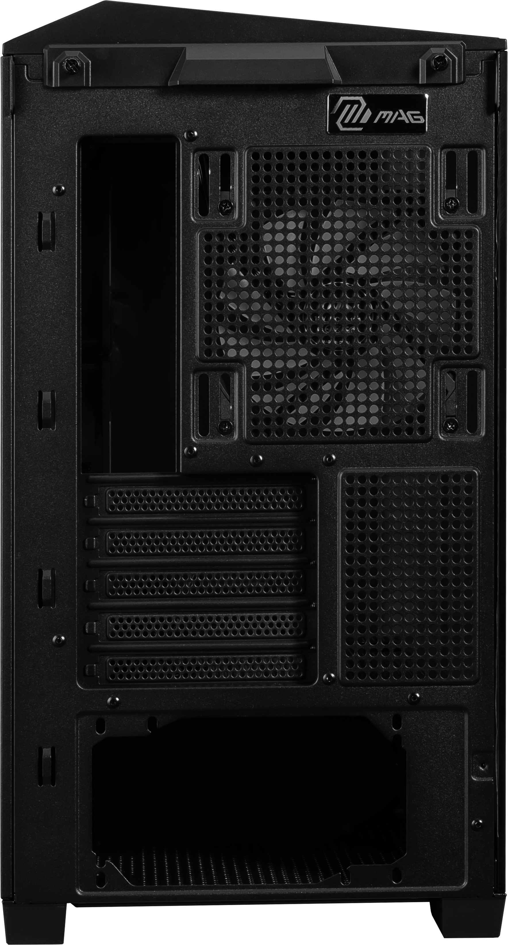 MSI MAG Pano M100R PZ MINI Tower Gaming Gehäuse, Echtglas Seitenfenster, Schwarz