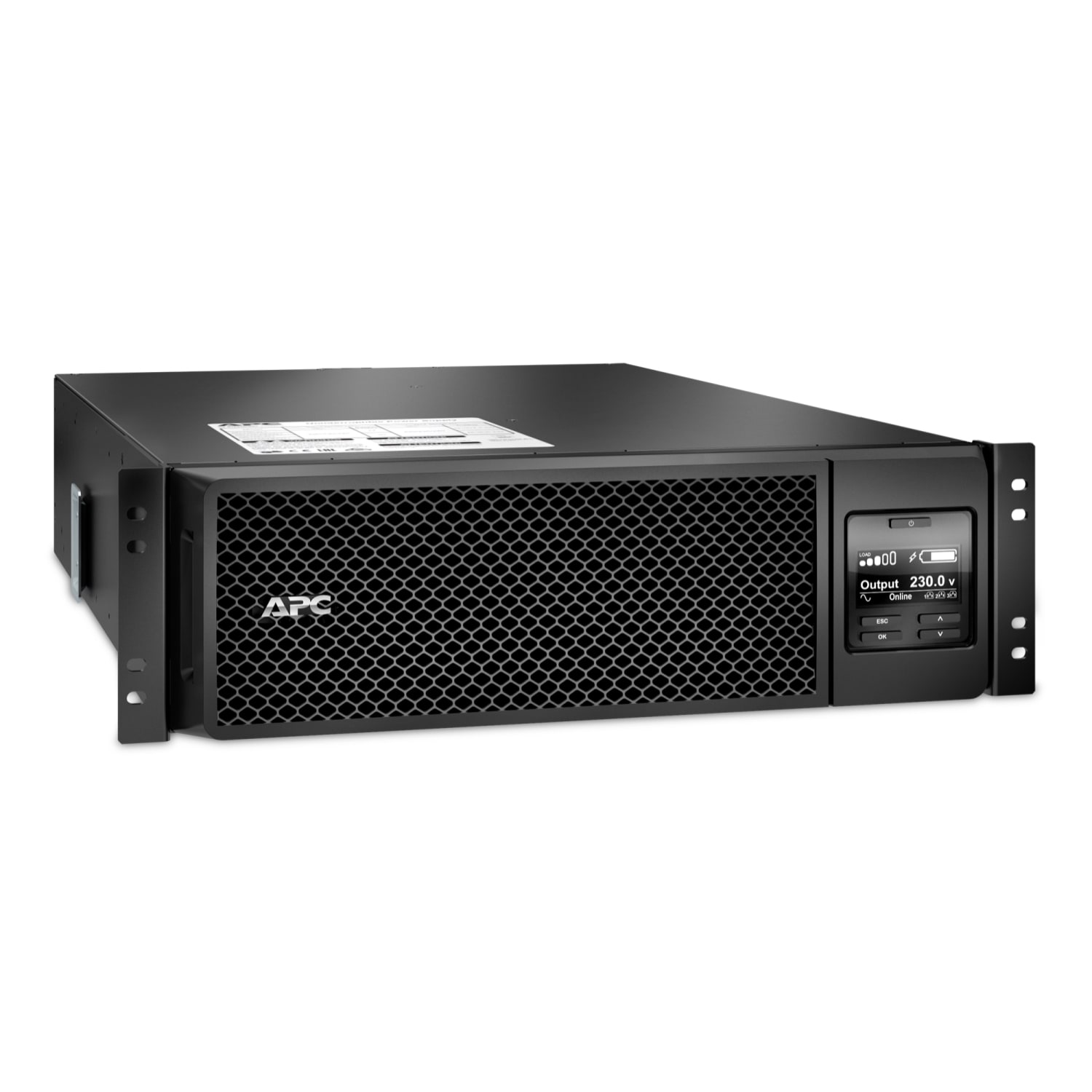 APC Smart-UPS SRT 5000VA RM 230V (RJ-45 Serial, Smart-Slot, USB) Rack-Mount