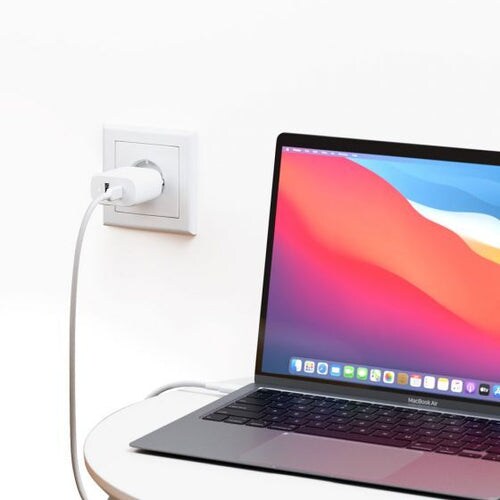 ALOGIC 2-Port 32W Rapid-Power USB-C GaN-Wandladegerät weiß