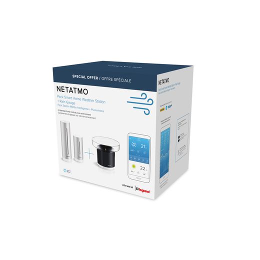 Netatmo Smarte Wetterstation + Regenmesser Bundle