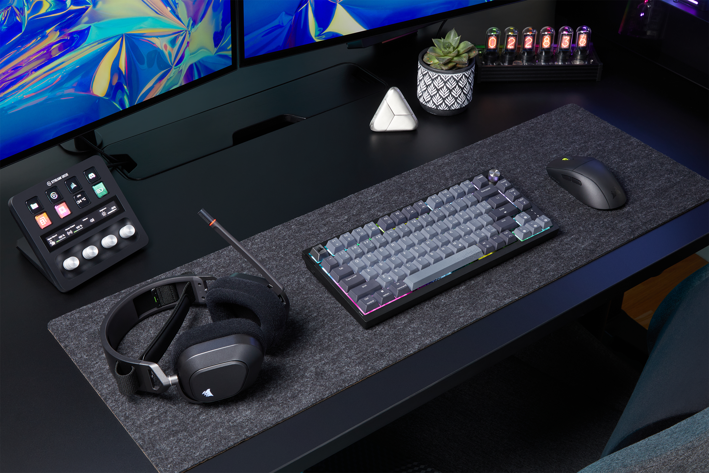 Corsair K65 Plus Wireless 75% mechanische RGB Gaming Tastatur