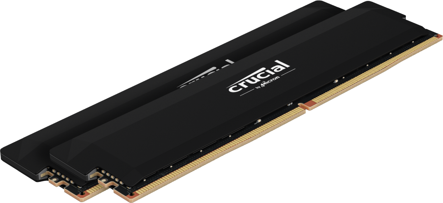 32GB (2x16GB) CRUCIAL Pro DDR5-6000 CL36 UDIMM RAM Gaming Speicherkit