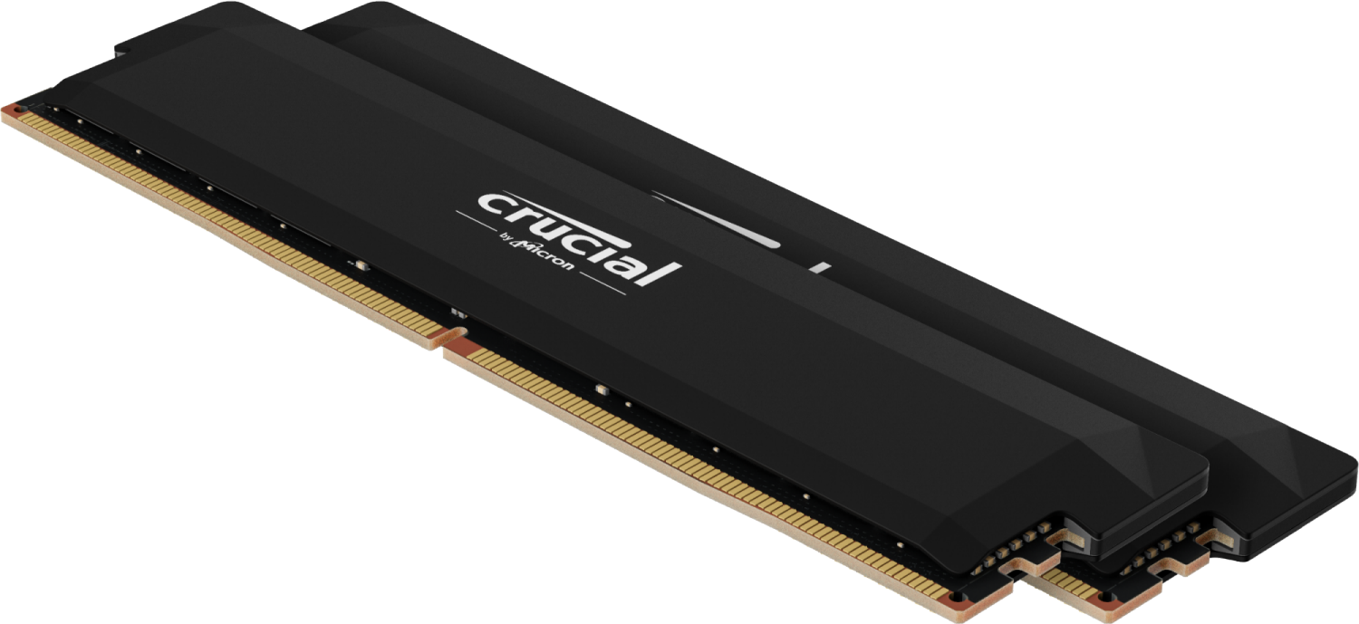 32GB (2x16GB) CRUCIAL Pro DDR5-6000 CL36 UDIMM RAM Gaming Speicherkit