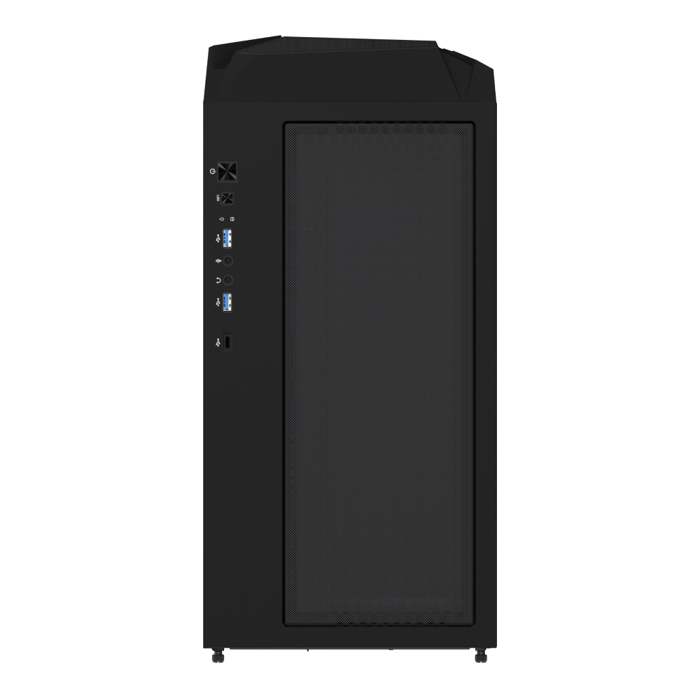 GIGABYTE GB-C301G Type C Midi Tower Gaming Gehäuse mit Sichtfenster