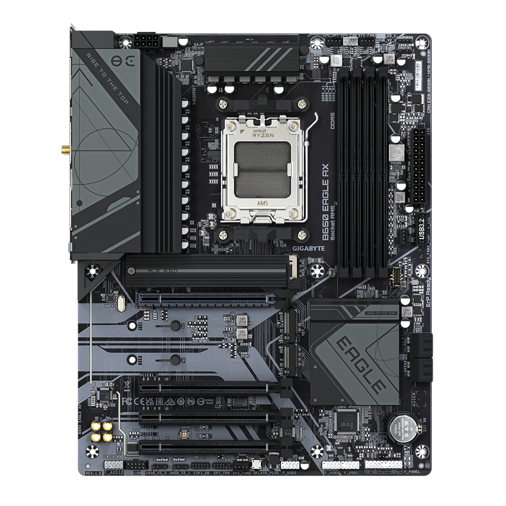 GIGABYTE B650 Eagle AX ATX Mainboard Sockel AM5 HDMI/DP/USB-C/M.2/WIFI6E