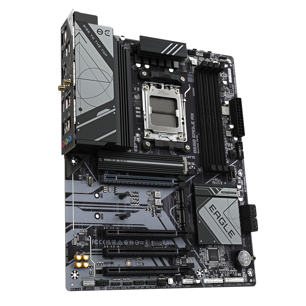 GIGABYTE B650 Eagle AX ATX Mainboard Sockel AM5 HDMI/DP/USB-C/M.2/WIFI6E