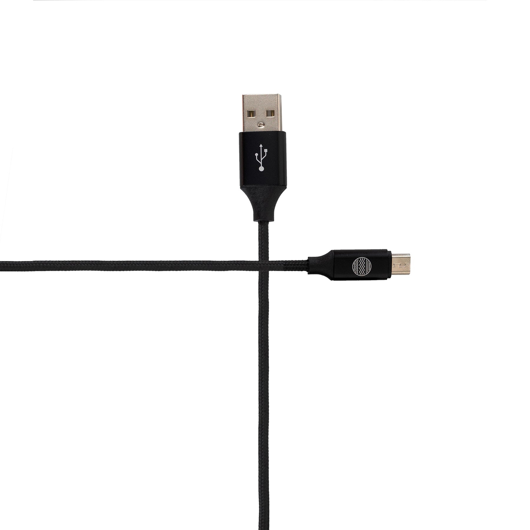 OUR PURE PLANET Ladekabel USB-A zu Micro USB 1,2m Schwarz