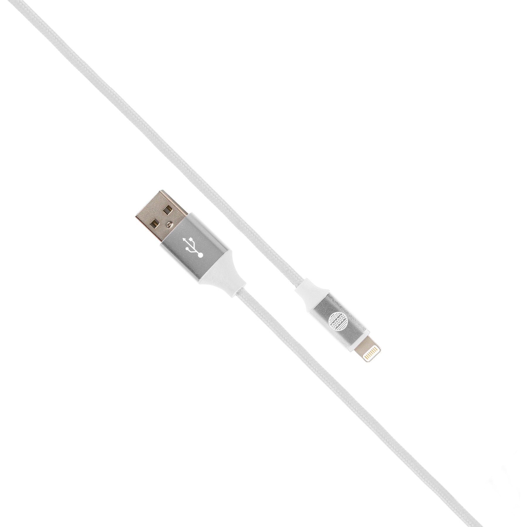 OUR PURE PLANET Ladekabel USB-A zu Lightning 1,2m Silber