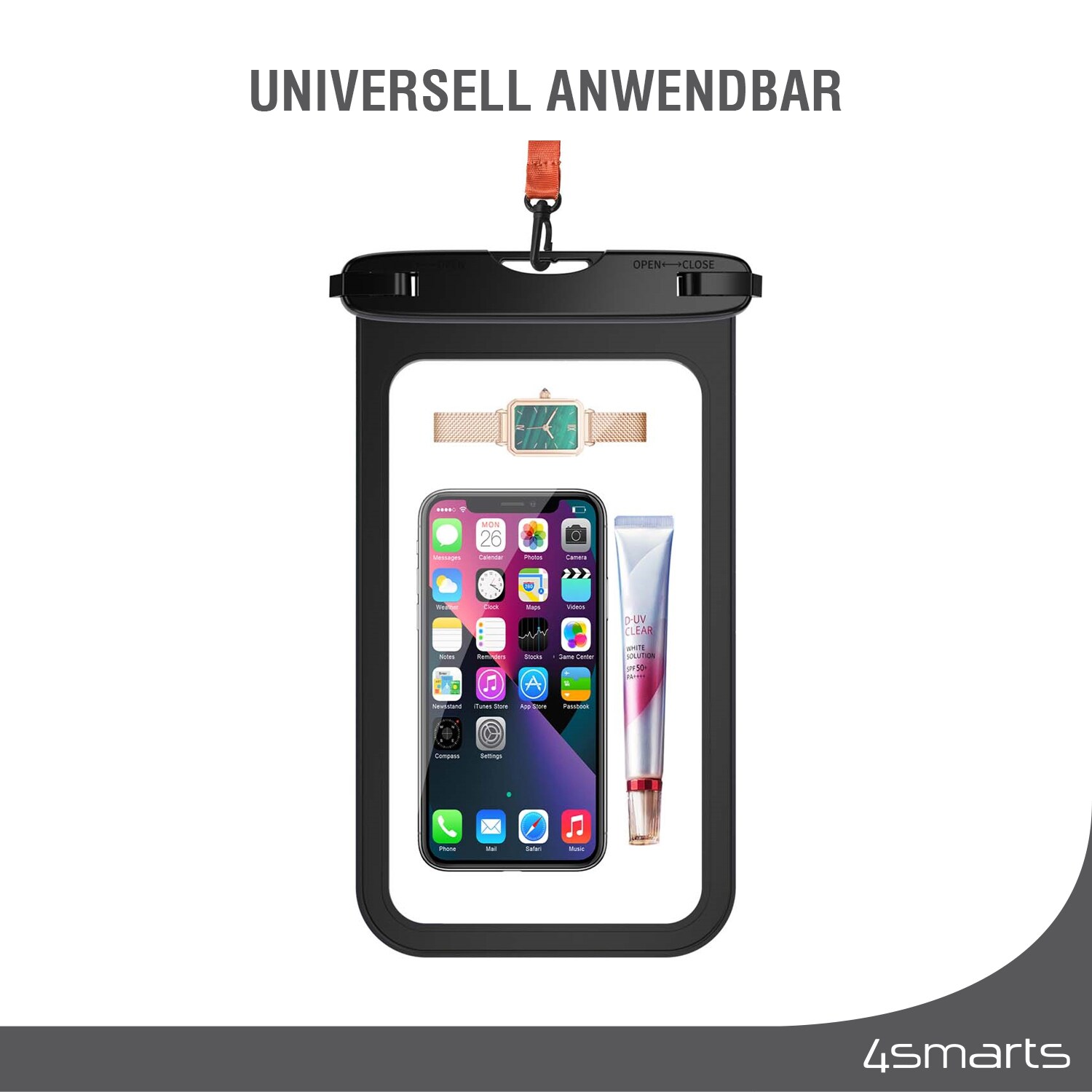 4smarts Active Pro Universal Waterproof Case Phone bis 9"