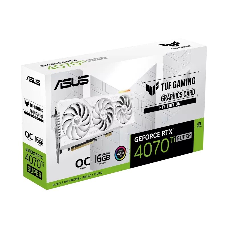 ASUS TUF GeForce RTX4070Ti Super BTF-WHITE 16GB Gafikkarte