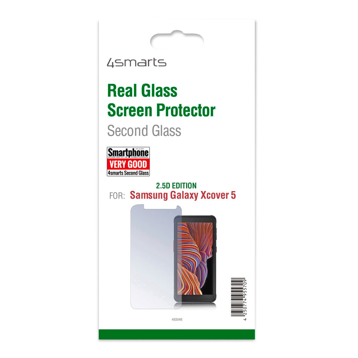 4smarts Second Glass 2.5D für Samsung Galaxy Xcover 5