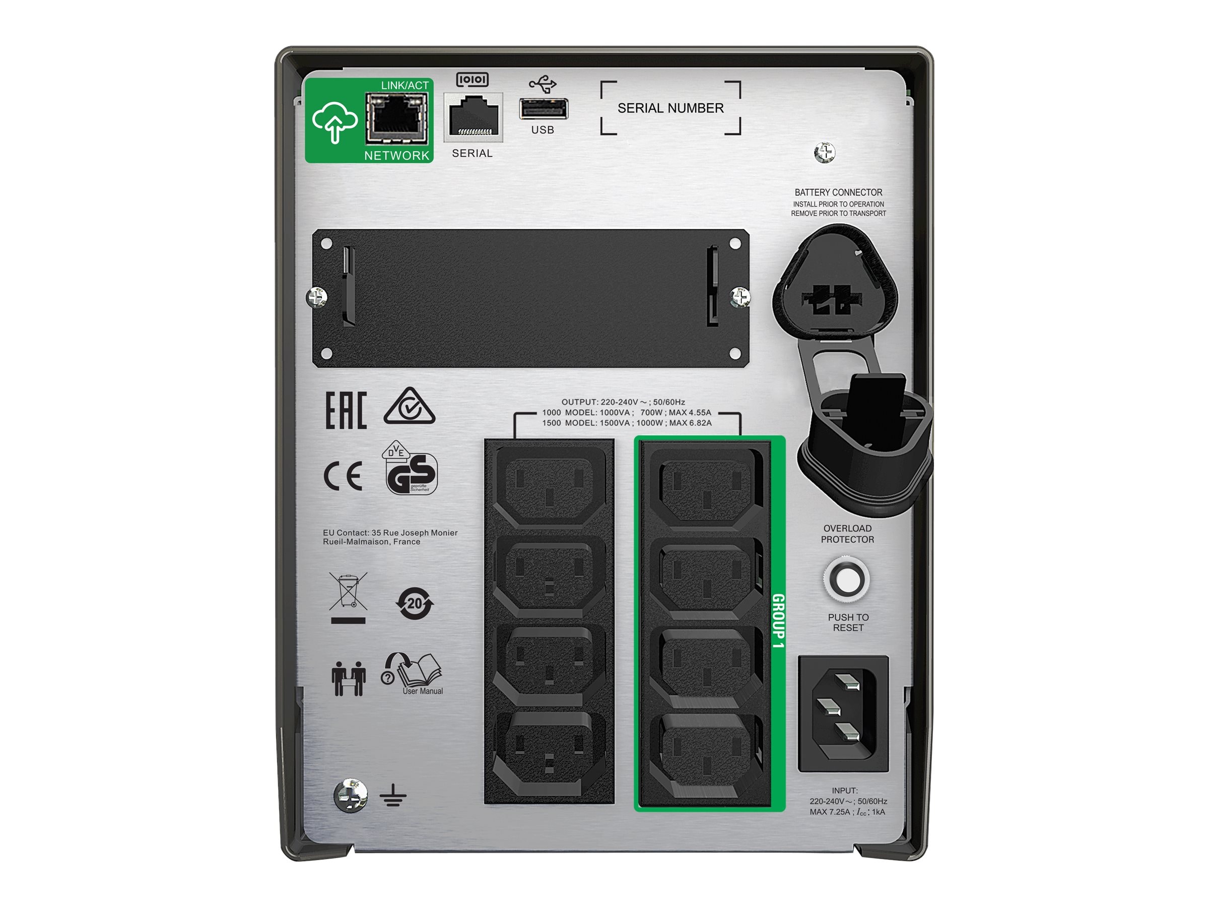 APC Smart-UPS SMT1500IC, 1500VA (SmartConnect, 8x C13)