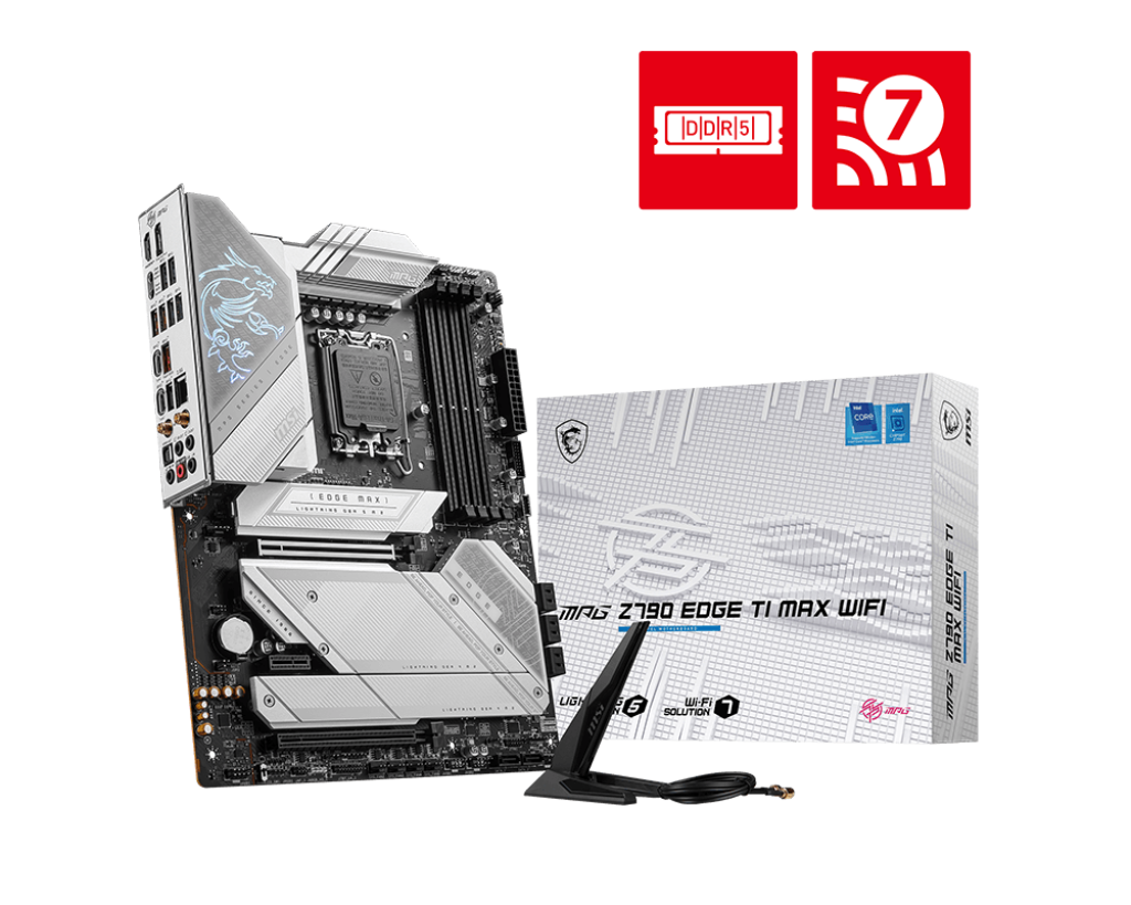 MSI MPG Z790 EDGE TI MAX WIFI ATX Mainboard Sockel 1700 HDMI/DP/M.2/WIFI/BT/LAN