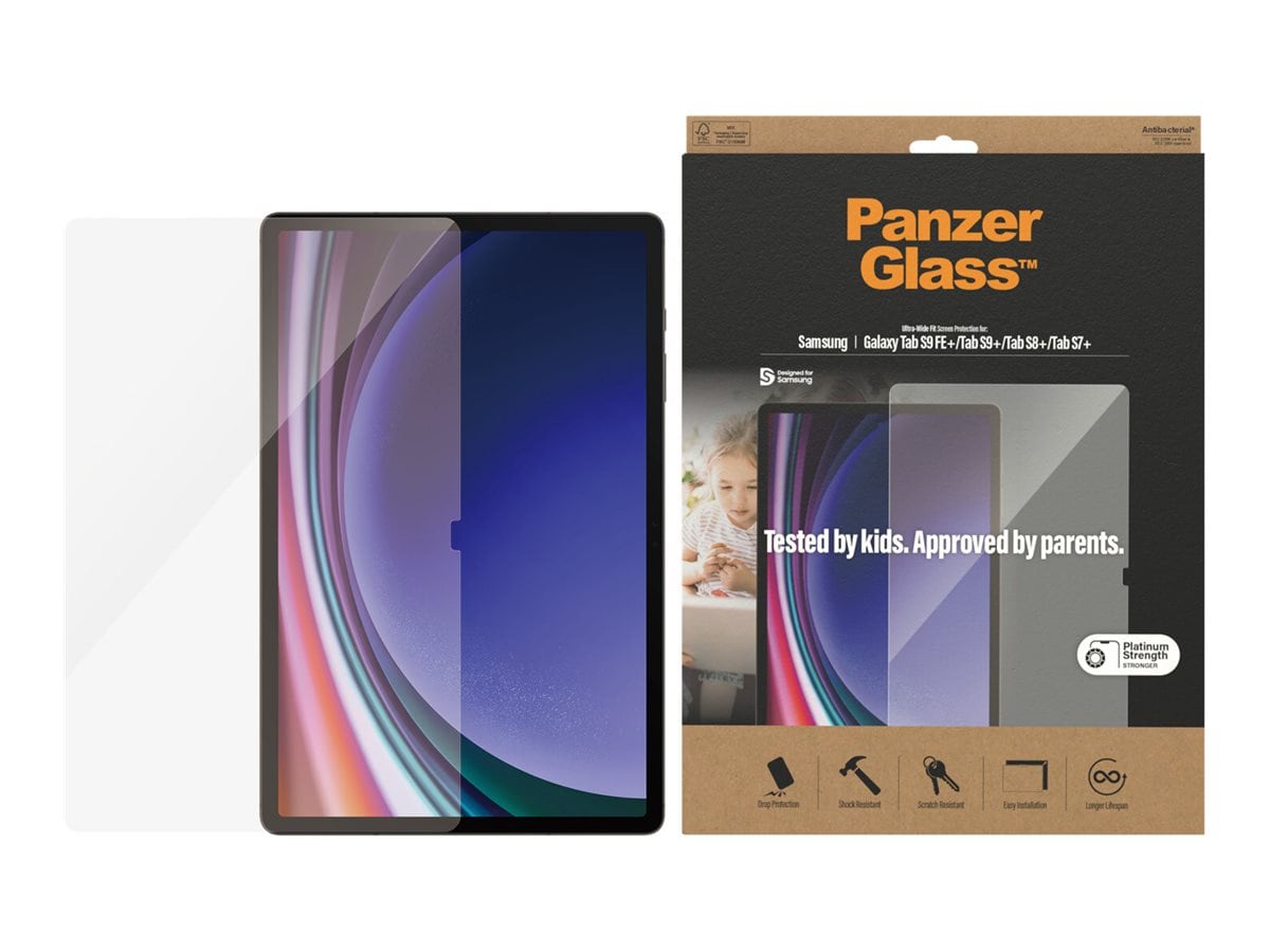 PanzerGlass Displayschutz Samsung Galaxy Tab S9+ | S9 FE+ | S8+ | S7+