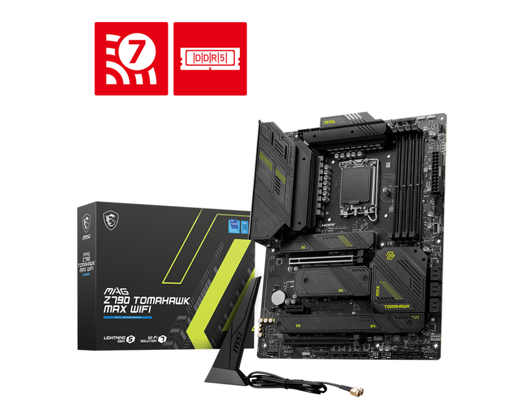 MSI MAG Z790 TOMAHAWK MAX WIFI ATX Mainboard Sockel 1700 HDMI/DP/WIFI/BT/USB-C