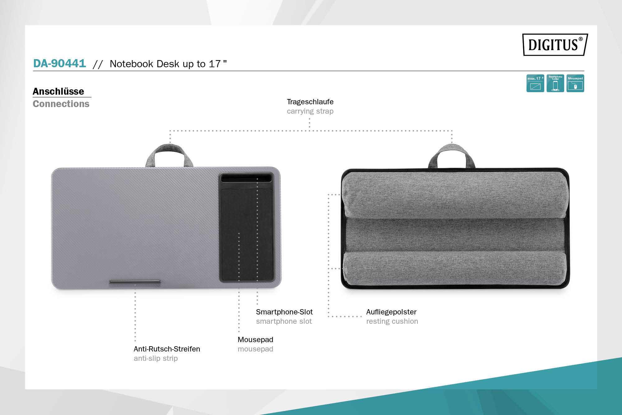 DIGITUS Notebook Desk / Workstation