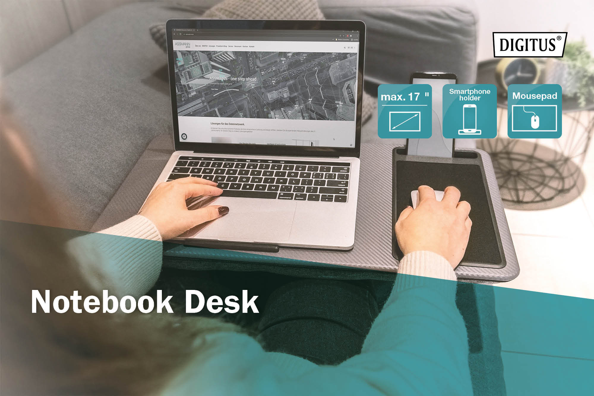 DIGITUS Notebook Desk / Workstation