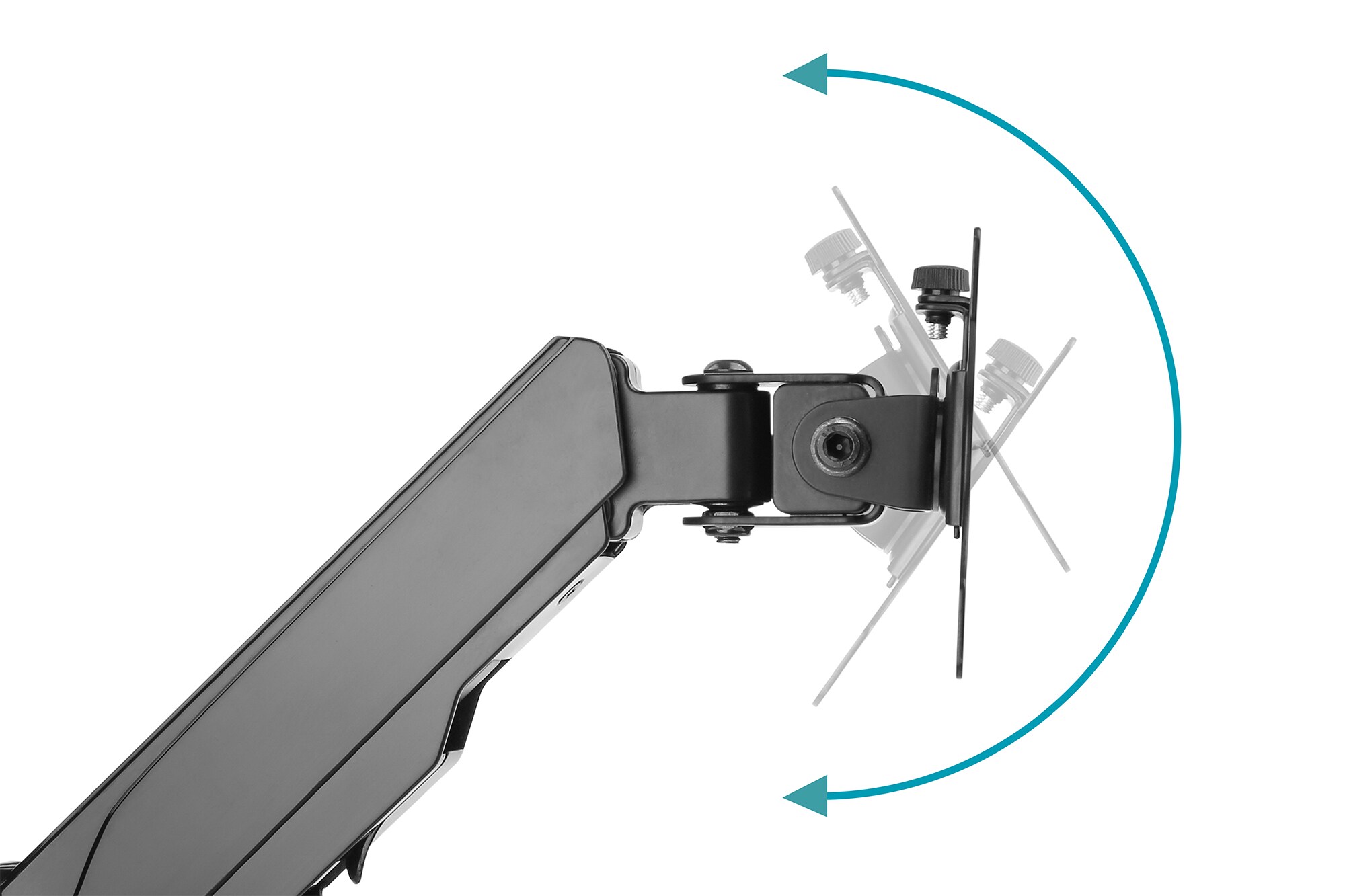 DIGITUS Universal Single Monitorhalter mit Gasdruckfeder, Wandmontage