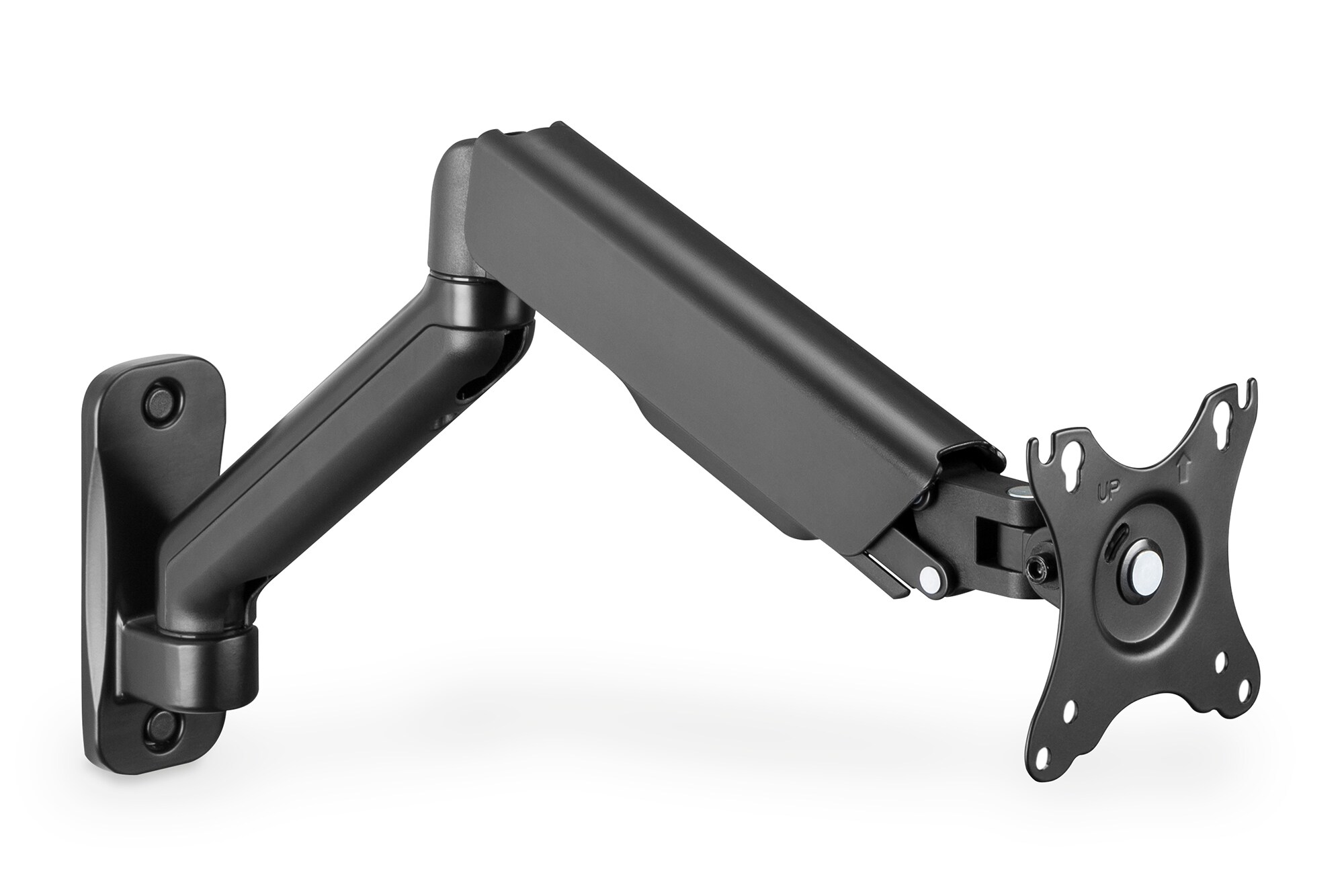 DIGITUS Universal Monitor-Wandhalterung mit Gasdruckfeder und Schwenkarm