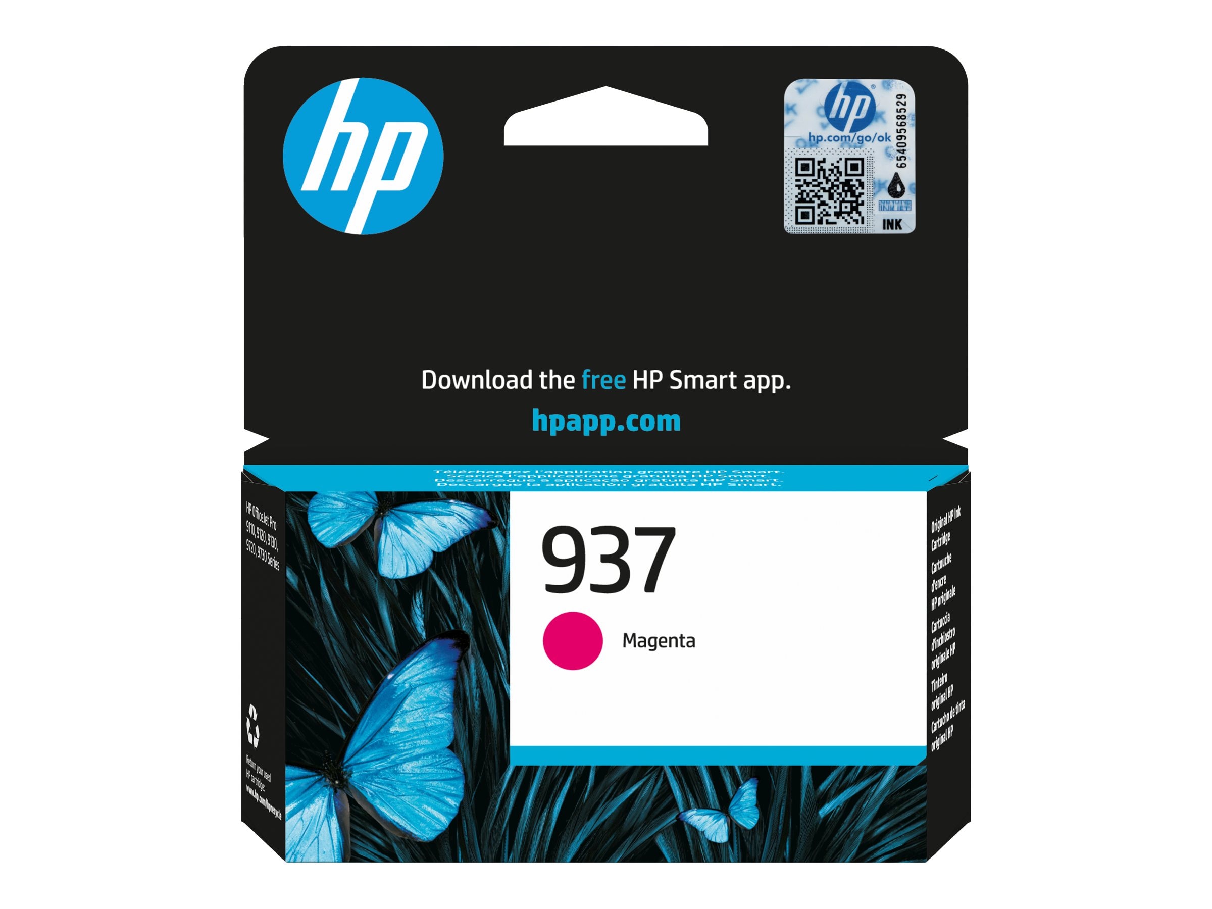 HP 937 / 4S6W3NE Original Druckerpatrone Magenta Instant Ink