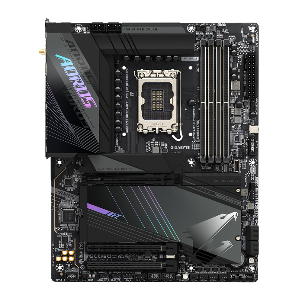 GIGABYTE Z790 AORUS PRO X ATX WIFI7 Mainboard Sockel 1700 USB-C/HDMI/USB3.2