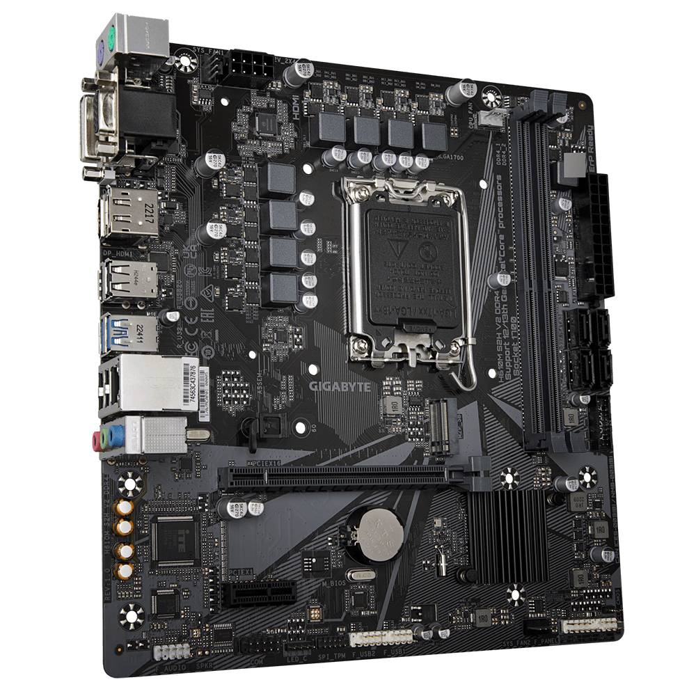 Gigabyte H610M S2H V2 mATX Mainboard Sockel 1700 HDMI/DVI/VGA/DP