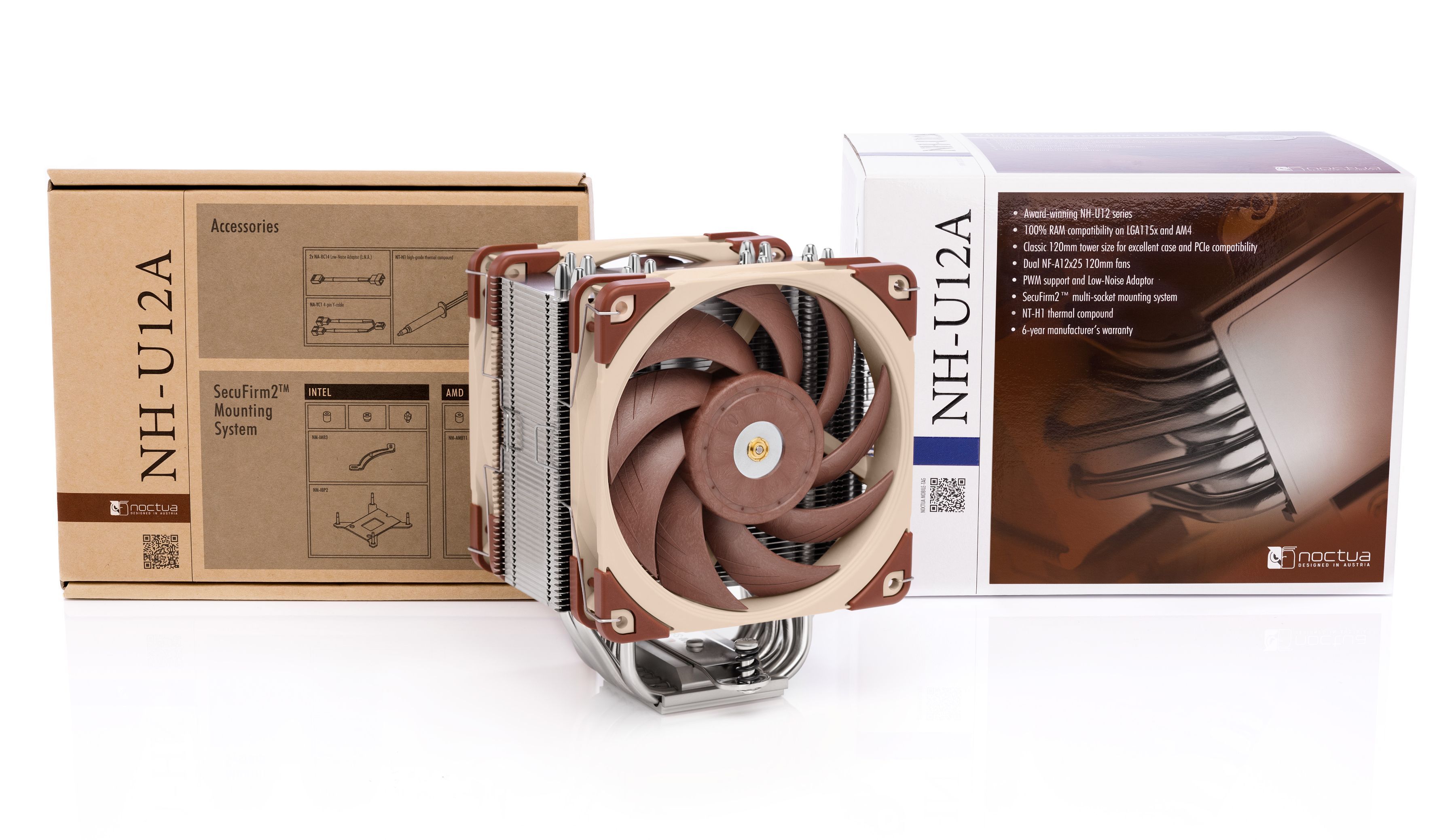 Noctua NH-U12A CPU Kühler für AMD und Intel CPU