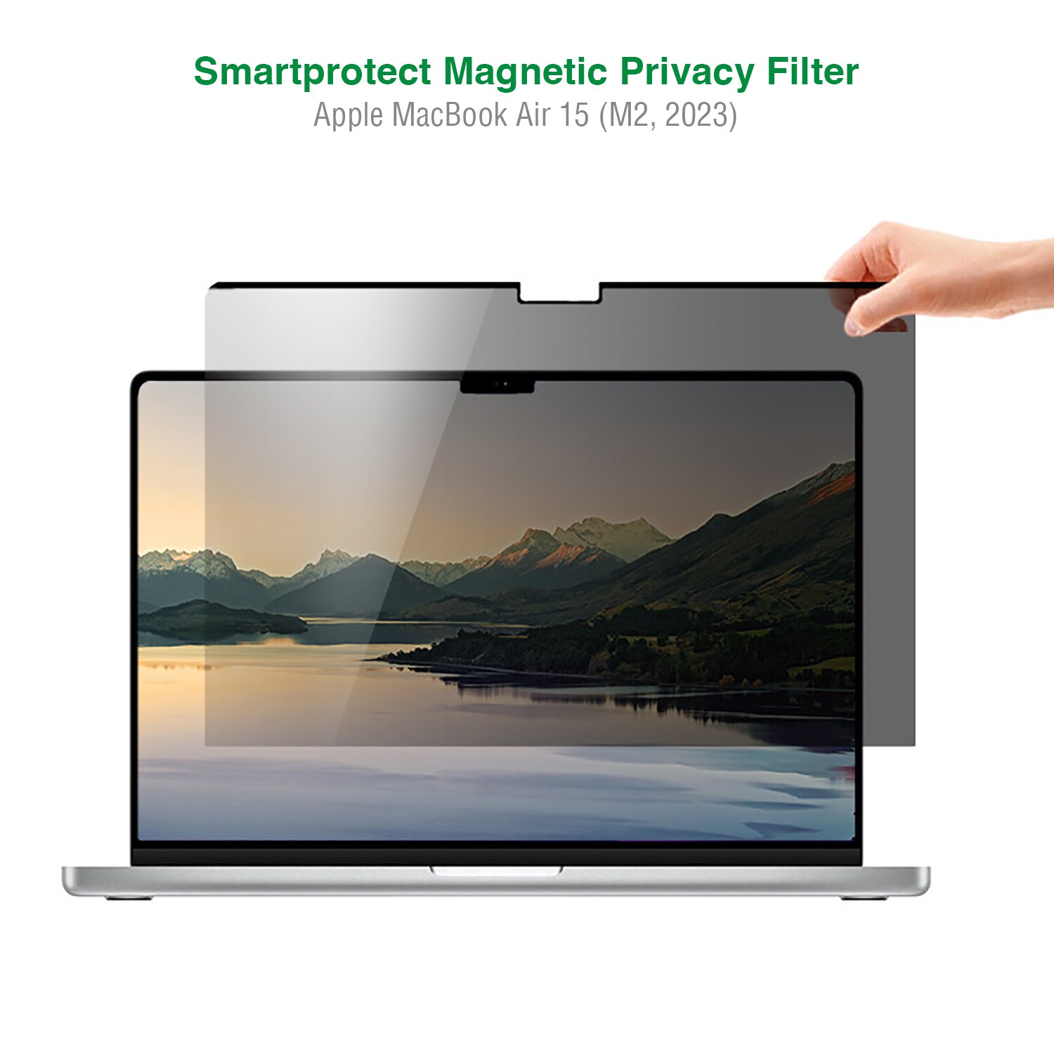 4smarts Magnetic Privacy Filter f. Apple MacBook Air 15 (M2)