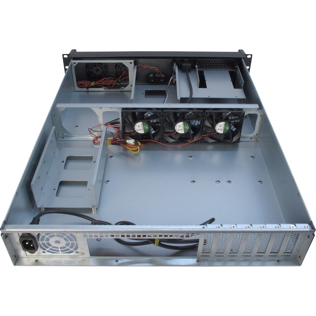 Inter-Tech 2U-2098-SL Gehäuse Mini-ITX silber