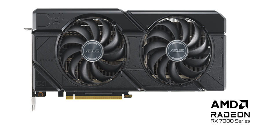 ASUS Dual Radeon RX 7800 XT OC Edition 16GB GDDR6 Grafikkarte