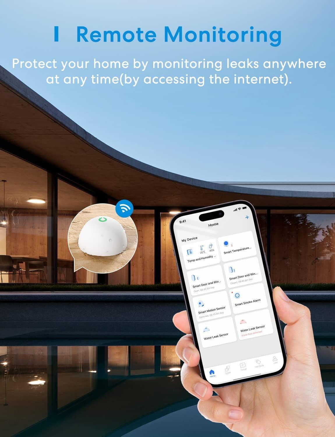 Meross Smart Water Leak Sensor