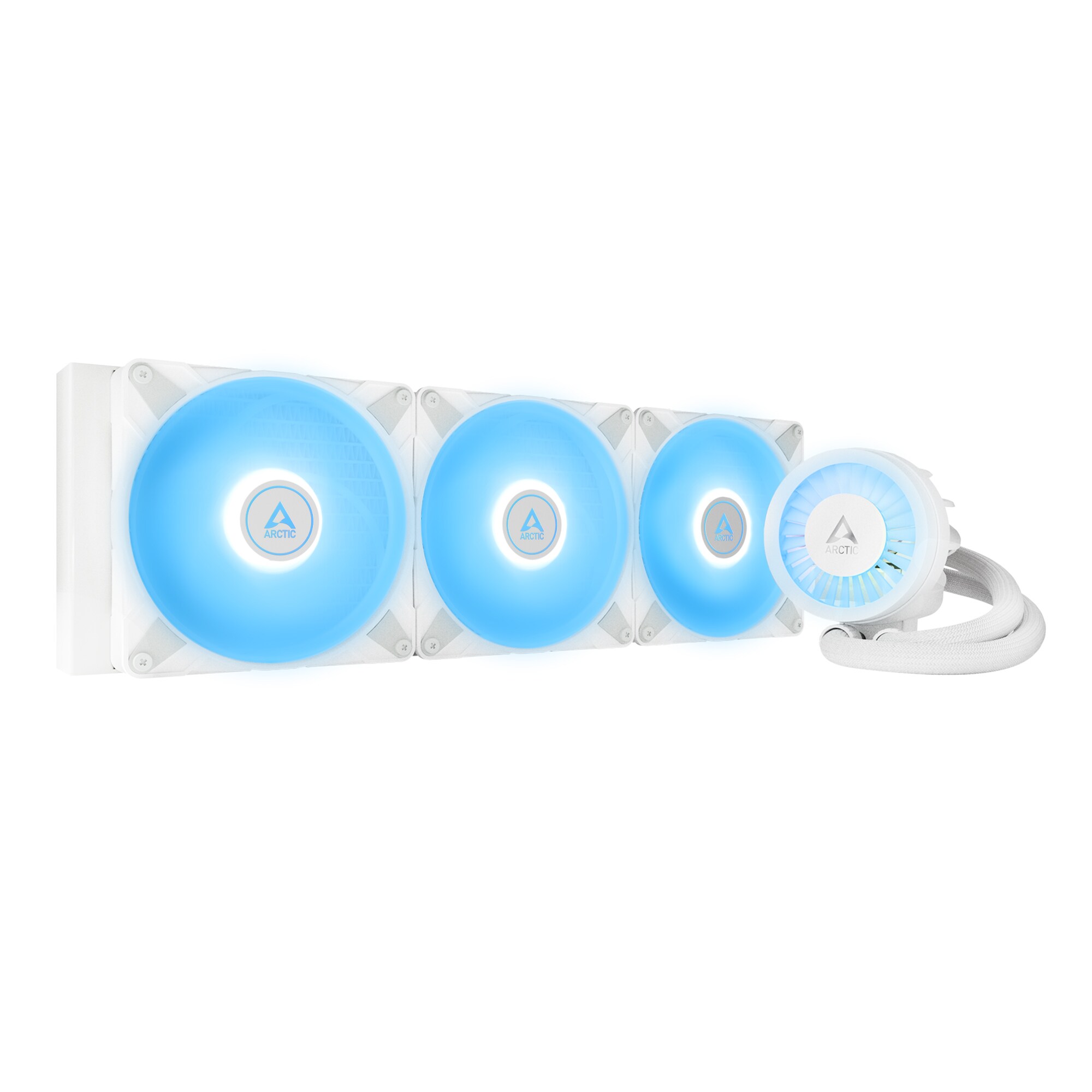 Arctic Liquid Freezer III 420 A-RGB White Komplettwasserkühlung für AMD Intel