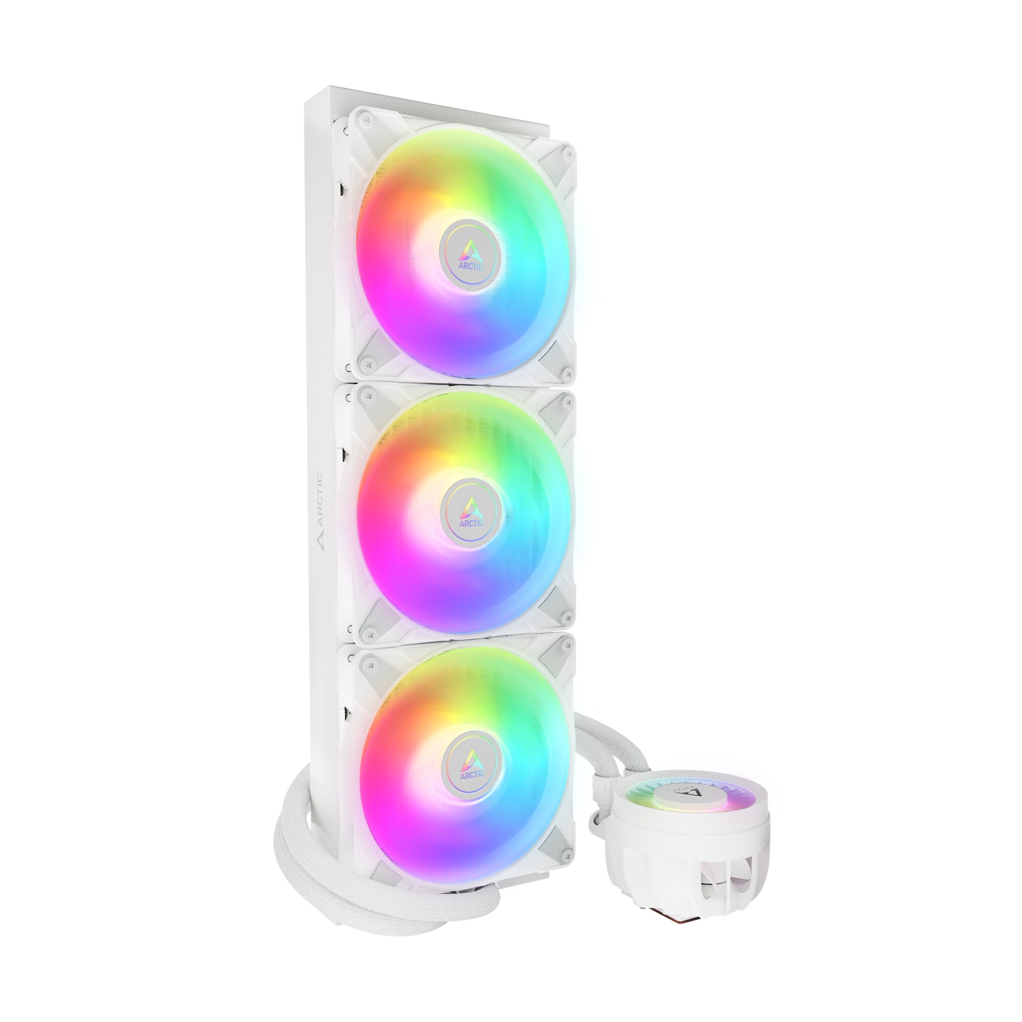 Arctic Liquid Freezer III 420 A-RGB White Komplettwasserkühlung für AMD Intel