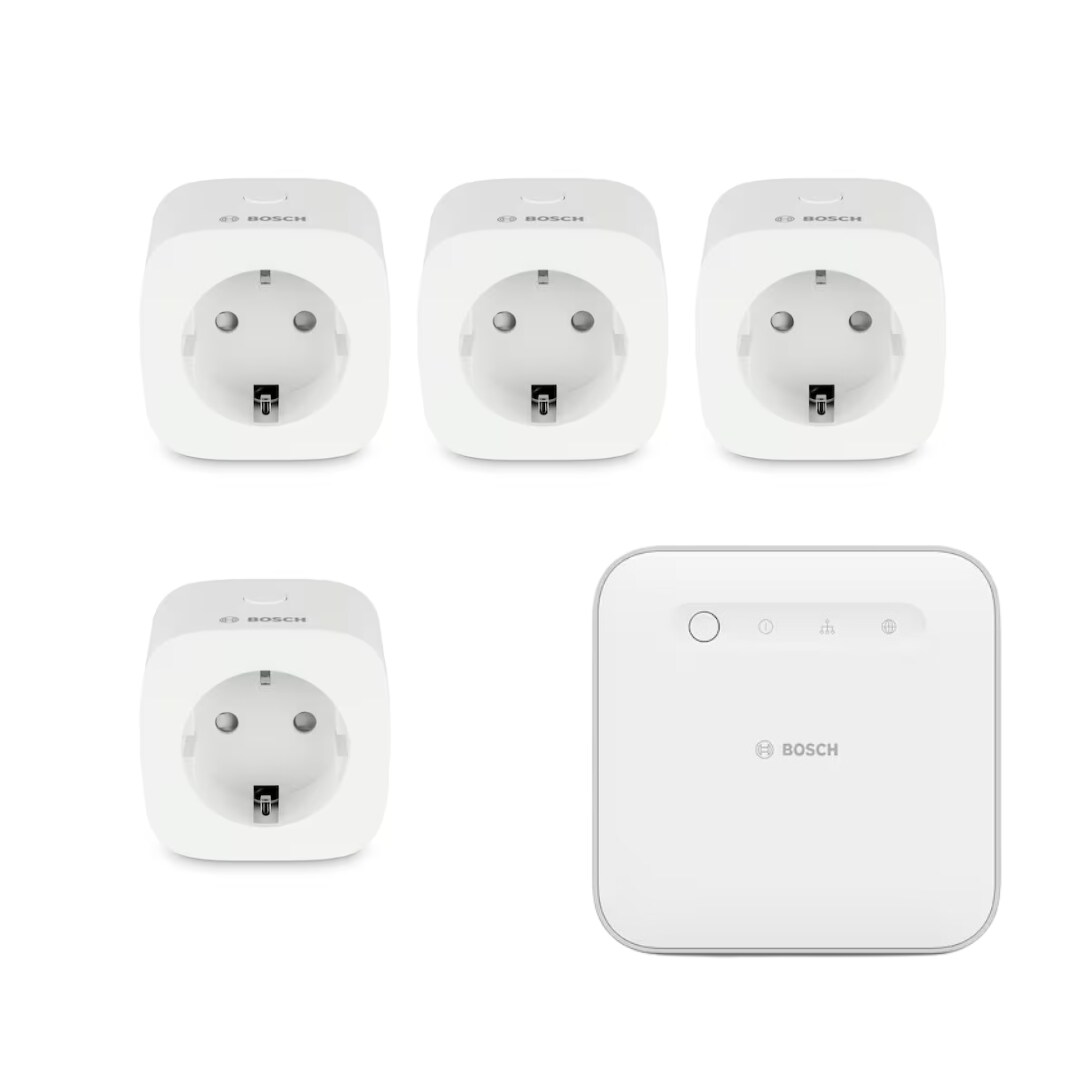 Bosch Smart Home Starter Set Energiesparen • 4x Smart Plug Zwischenstecker