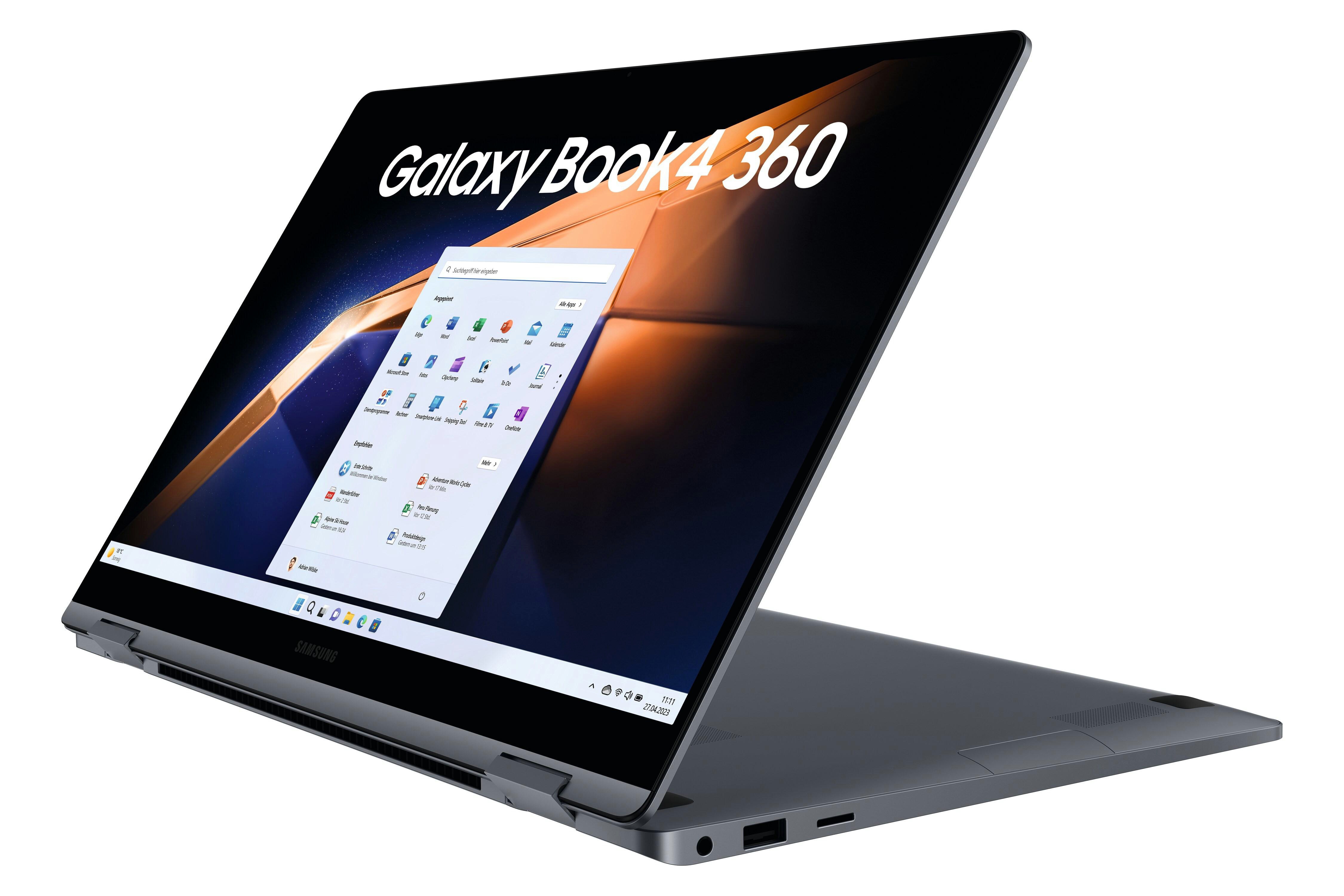 SAMSUNG Galaxy Book4 360 NP750QGK-KG2DE Core 7 150U 16GB/512GB SSD 15"FHD