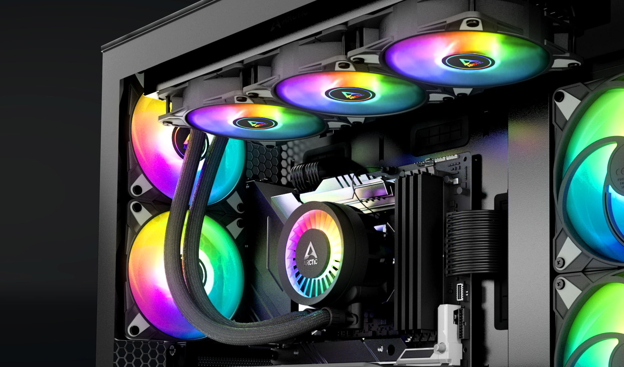 Arctic Liquid Freezer III 360 A-RGB Black Komplettwasserkühlung für AMD Intel