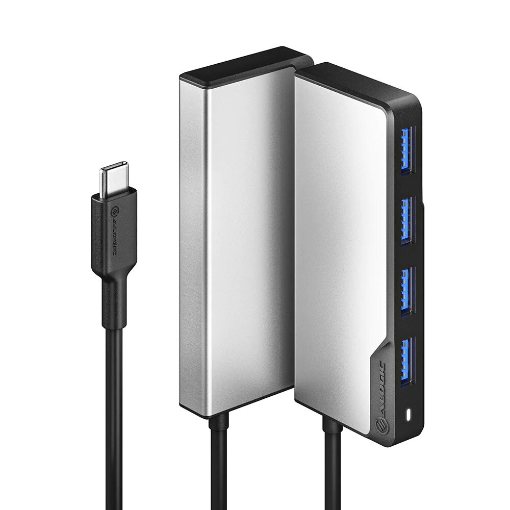 ALOGIC USB-C Fusion SWIFT 4-in-1 Hub Space Grey