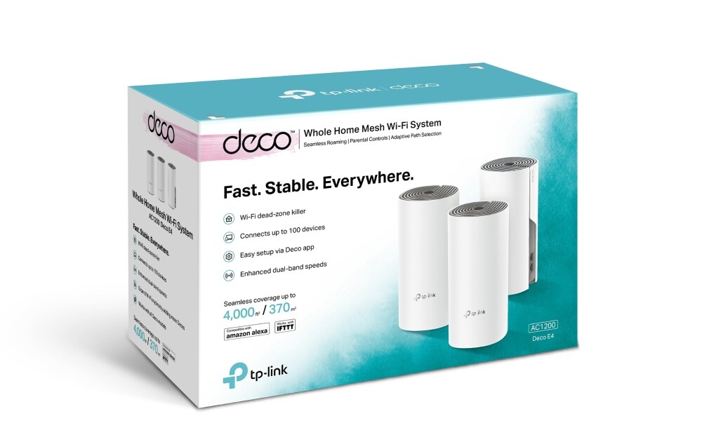 TP-LINK Deco E4 WLAN Mesh System, 3er Set