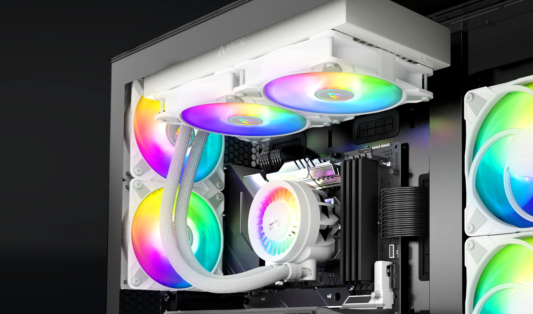 Arctic Liquid Freezer III 280 A-RGB White Komplettwasserkühlung für AMD Intel