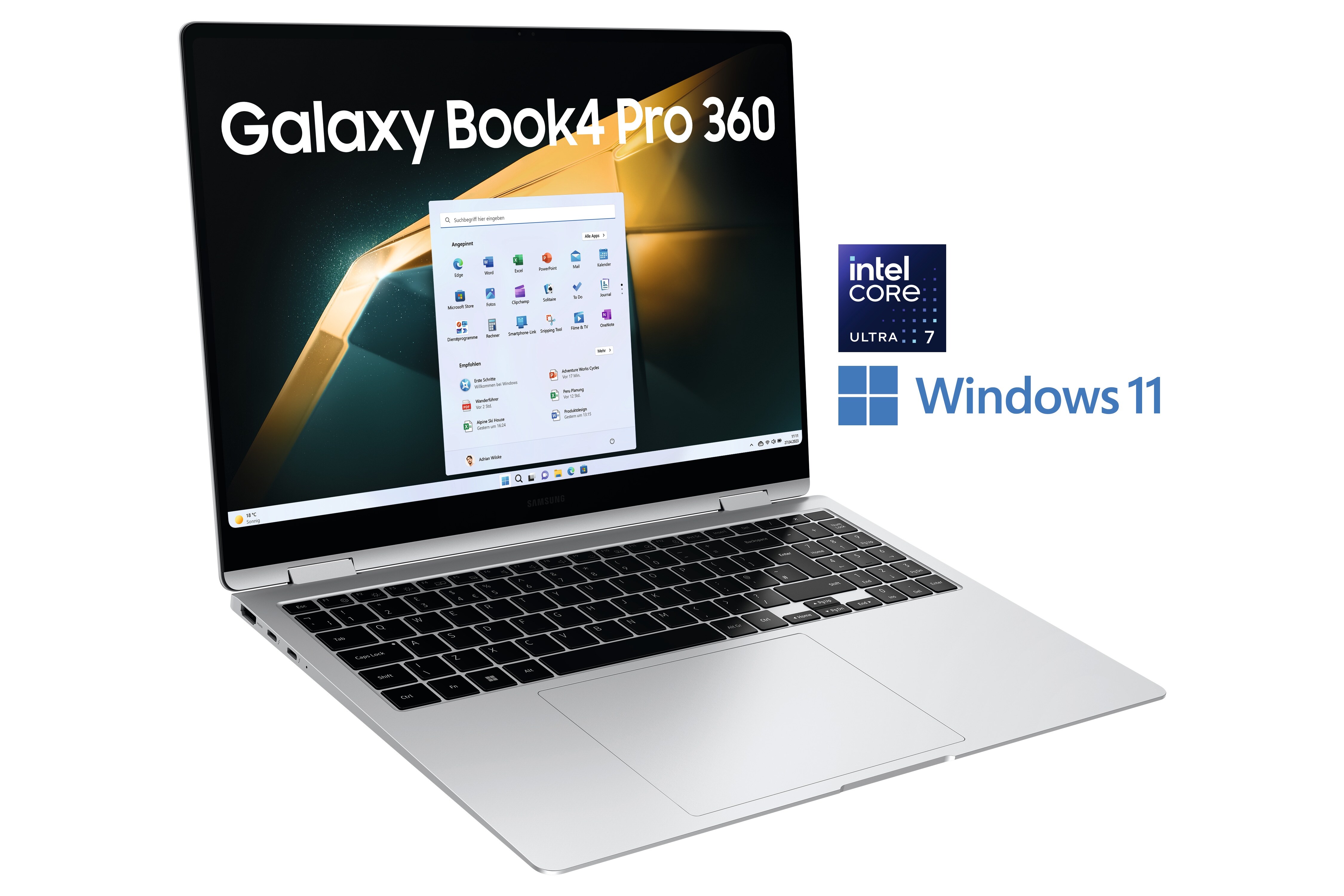 SAMSUNG Galaxy Book4 Pro360 NP960QGK-KS1DE Ultra 7 155H 32GB/1TB SSD 16"WQXGA+