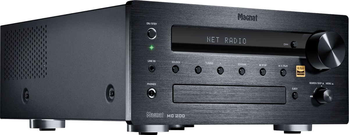 Magnat MC 200 Stereo Netzwerk/CD/DAB/FM-Receiver schwarz