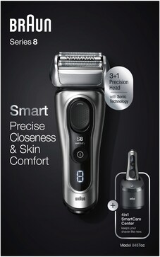 Braun Series 8 - 8457cc Elektrorasierer Wet&amp;Dry silber