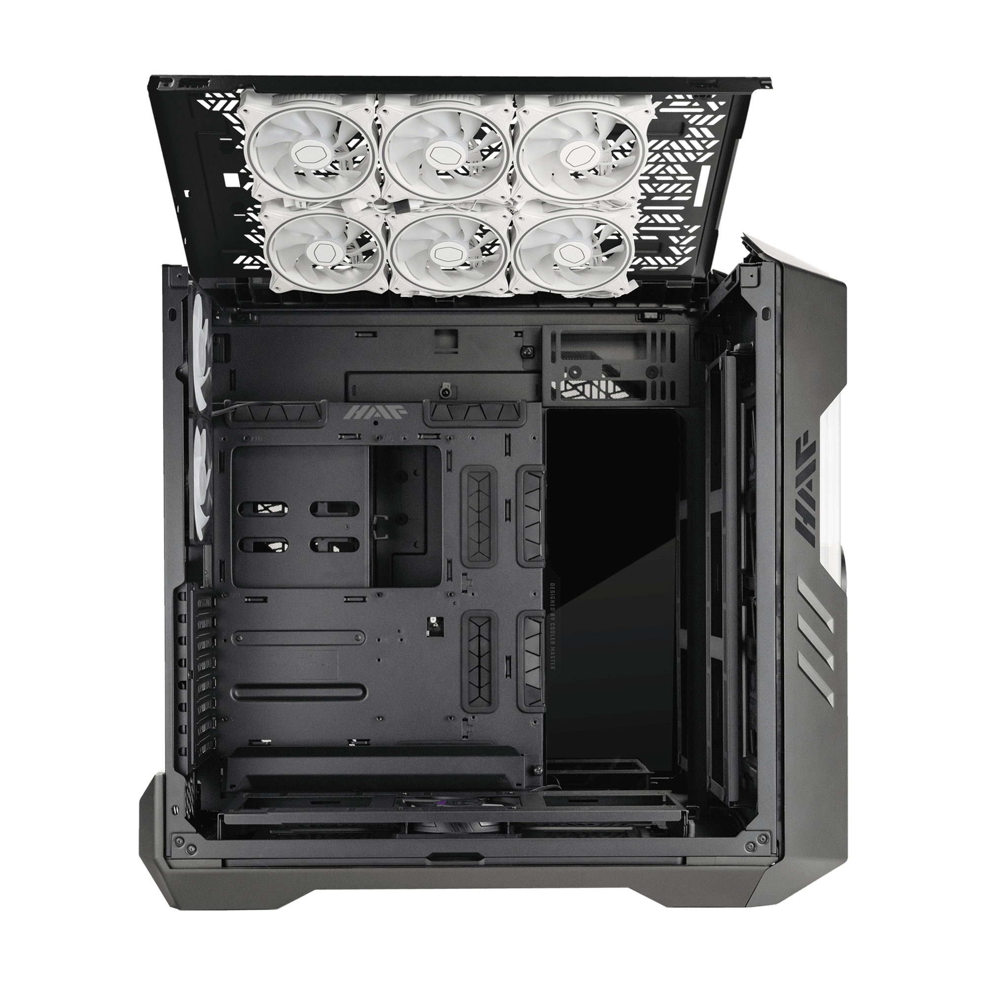 Cooler Master HAF 700 Evo Titanium Grey Glasfenster grau