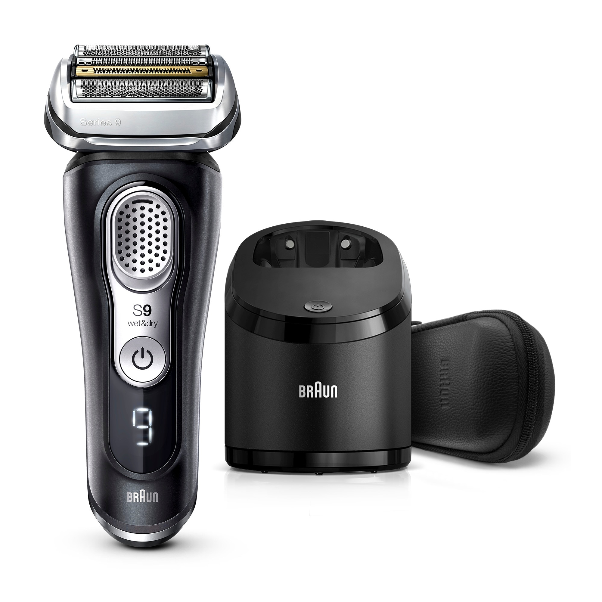 Braun Series 9 - 9380cc Rasierer-System mit Reinigungsstation wet &amp; dry